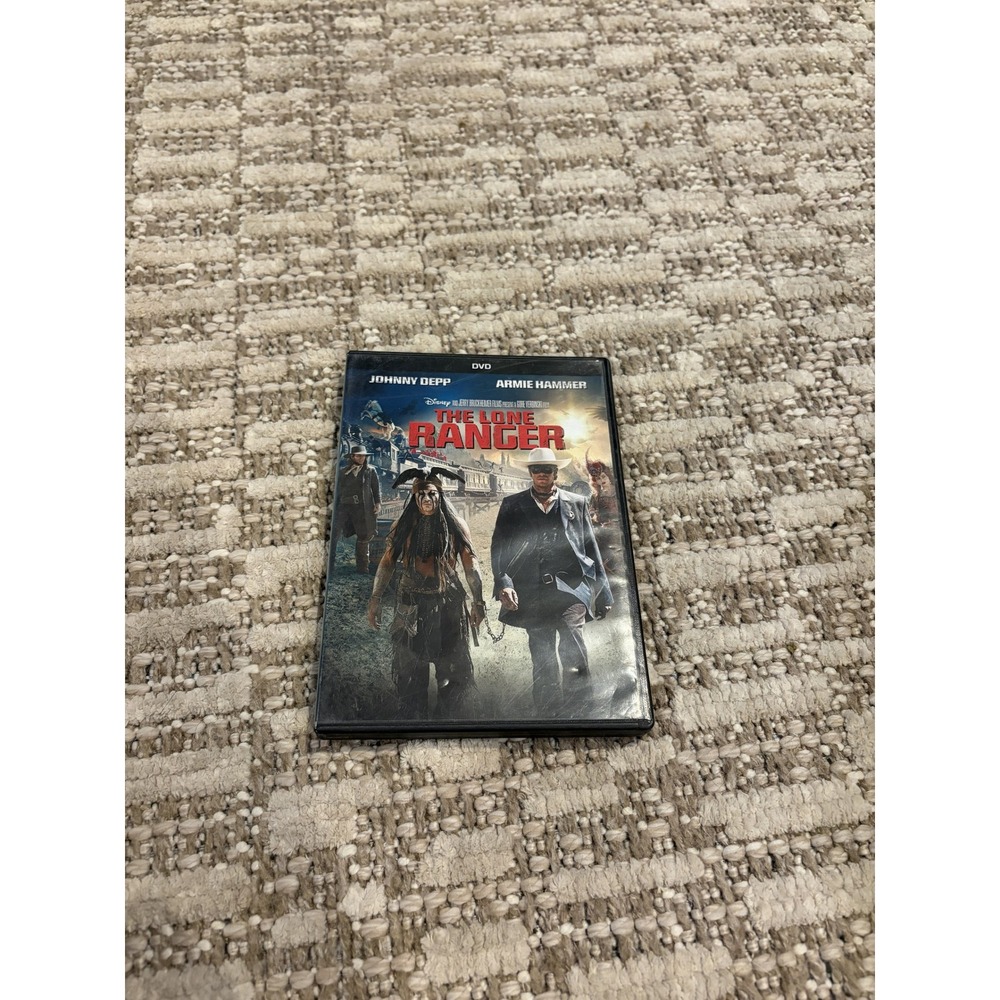 The Lone Ranger DVD Disney Johnny Depp Armie Hammer Widescreen Action Movie